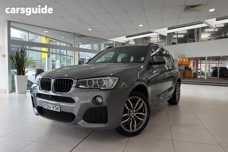 Grey 2016 BMW X3 Wagon Xdrive 20D