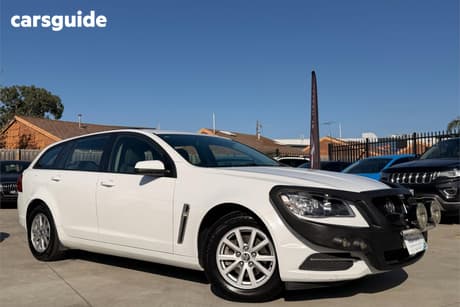 White 2017 Holden Commodore Sportswagon Evoke