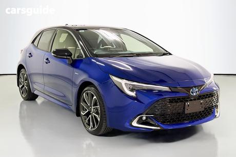 Blue 2025 Toyota Corolla Hatchback Zr Hybrid