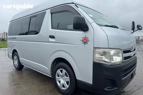 Silver 2010 Toyota HiAce Commercial LWB