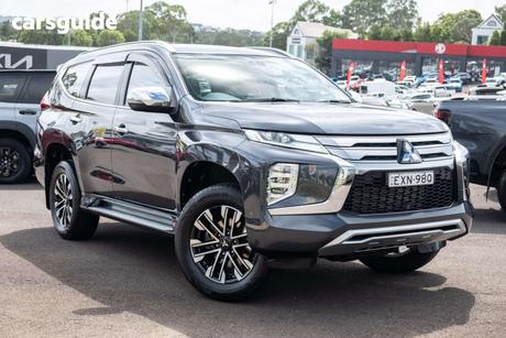Grey 2022 Mitsubishi Pajero Sport Wagon Gls (4Wd) 7 Seat