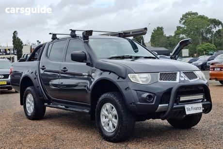 Grey 2012 Mitsubishi Triton Double Cab Utility Gl-R (4X4)