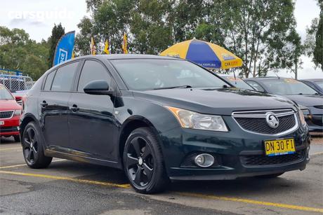 Green 2013 Holden Cruze Hatchback Equipe