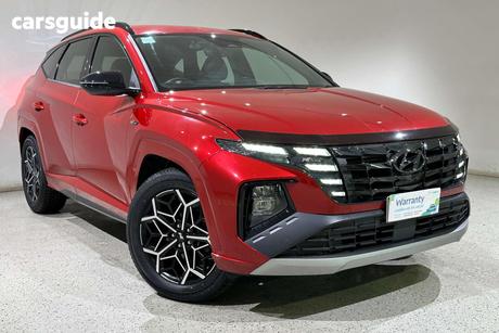 Red 2021 Hyundai Tucson Wagon N Line (Fwd)