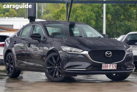 Black 2022 Mazda 6 Sedan Gt Sp