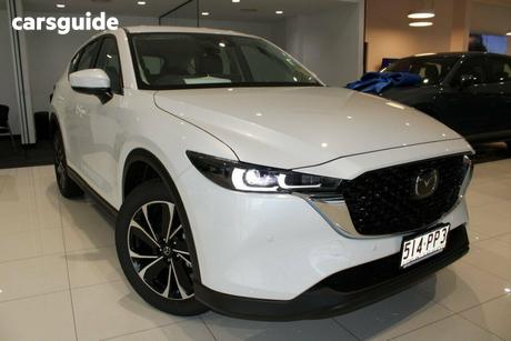 White 2025 Mazda CX-5 Wagon G25 Touring (Fwd)