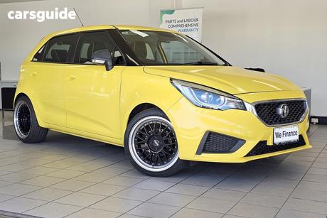 Yellow 2021 MG MG3 Hatchback Core
