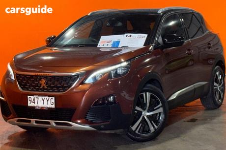 Orange 2017 Peugeot 3008 Wagon Gt Line