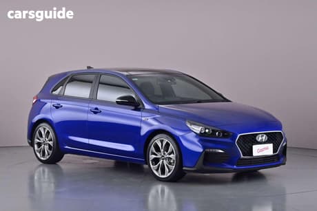 Blue 2022 Hyundai I30 Hatchback N Line Premium
