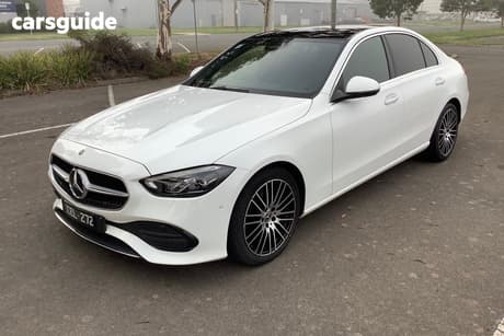 White 2022 Mercedes-Benz C200 Sedan Edition C Mhev