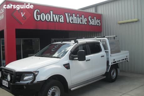 White 2015 Ford Ranger Crew Cab Chassis Xl 2.2 Hi-Rider (4X2)