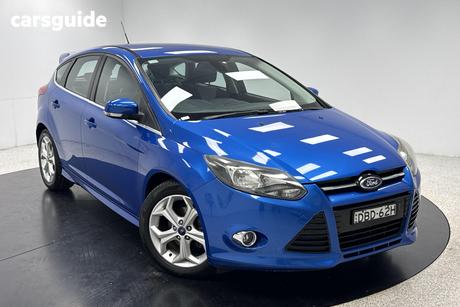 Blue 2015 Ford Focus Hatchback Sport