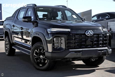 Black 2025 LDV T60 Double Cab Utility Max Plus (4X4)