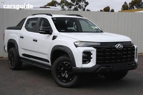 White 2025 LDV T60 Double Cab Utility Max Plus (4X4)