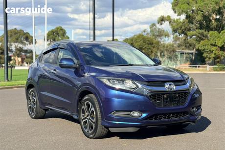 Blue 2014 Honda Vezel SUV HYBRID Z