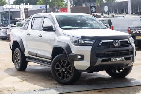 White 2024 Toyota Hilux Double Cab Pick Up Rogue 48V (4X4)