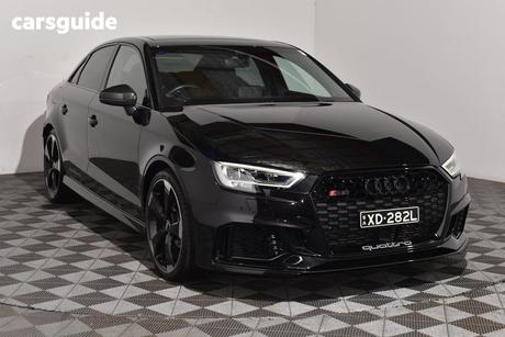 Black 2020 Audi RS3 Sedan 2.5 Tfsi Quattro Carbon Editn