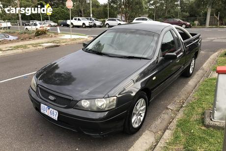 Grey 2006 Ford Falcon Ute Tray SE