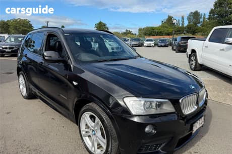 Black 2013 BMW X3 Wagon Xdrive 30D