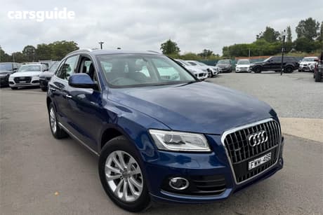 Blue 2015 Audi Q5 Wagon 2.0 Tfsi Quattro