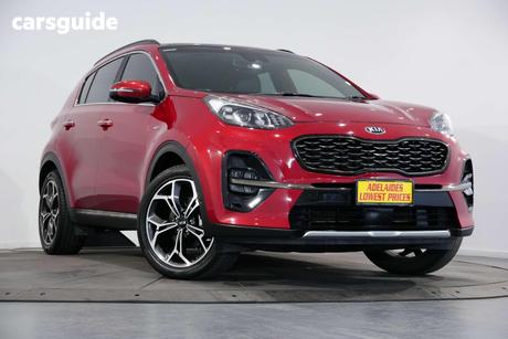 Red 2021 Kia Sportage Wagon Gt-Line (Awd)