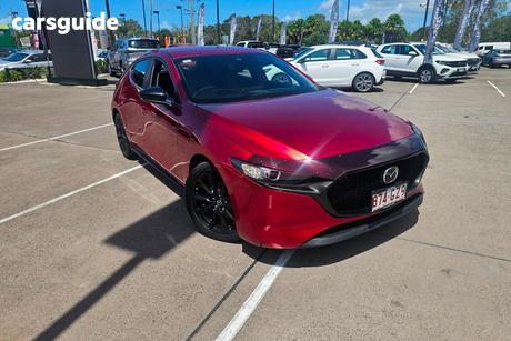 Red 2023 Mazda 3 Hatchback G25 Evolve Sp