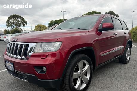Red 2012 Jeep Grand Cherokee Wagon Limited (4X4)