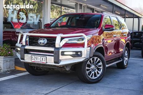 Red 2021 Toyota Fortuner Wagon Crusade