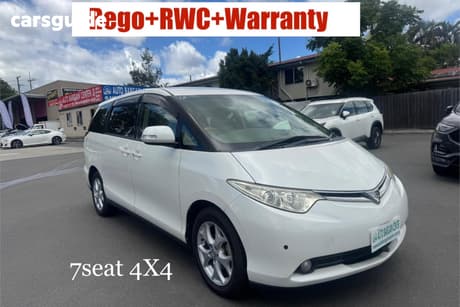 White 2007 Toyota Estima Wagon Aeras G