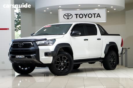 White 2024 Toyota Hilux Double Cab Pick Up Rogue 48V (4X4)