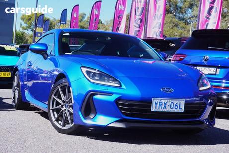 Blue 2022 Subaru BRZ Coupe S