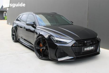 Black 2021 Audi RS6 Wagon Avant 4.0 Tfsi Quattro Mhev