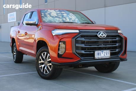 Orange 2022 LDV T60 Double Cab Utility Max Luxe (4X4)