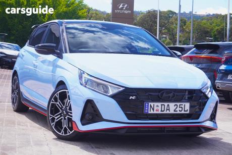 Blue 2024 Hyundai I20 Hatchback N