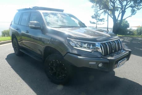 Grey 2020 Toyota Landcruiser Prado Wagon Gxl Flat Tailgate