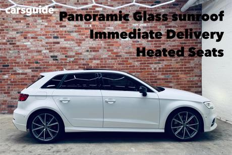 White 2018 Audi S3 Hatchback Sportback 2.0 Tfsi Quattro