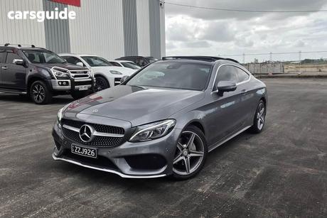 Grey 2018 Mercedes-Benz C200 Coupe