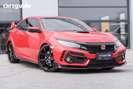 Red 2020 Honda Civic Hatchback Type R