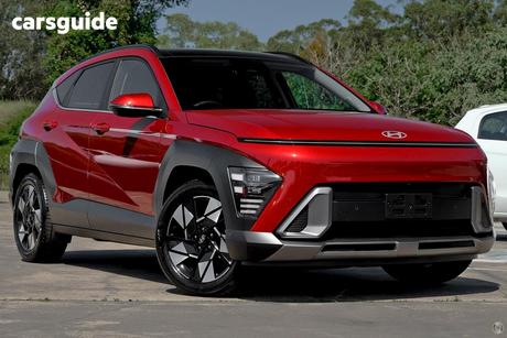 Red 2026 Hyundai Kona Wagon Hybrid Premium