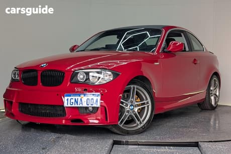 Red 2010 BMW 1 Coupe 125I R