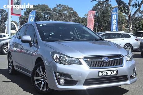 Silver 2016 Subaru Impreza Sedan 2.0I Premium (Awd)