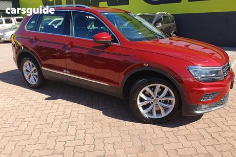 Red 2018 Volkswagen Tiguan Wagon 132 Tsi Comfortline