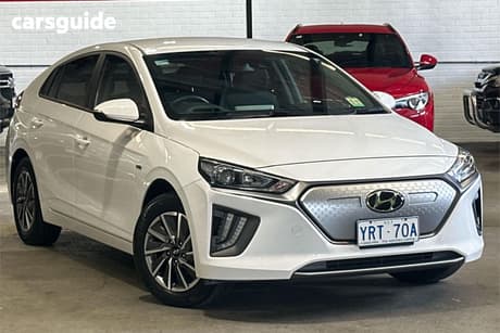 White 2020 Hyundai Ioniq Hatchback Electric Elite