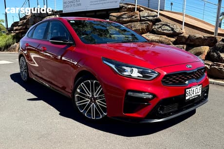 Red 2021 Kia Cerato Hatchback Gt