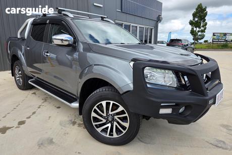 Grey 2016 Nissan Navara Dual Cab Utility St-X (4X4)