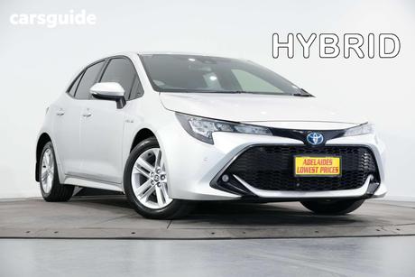 Silver 2022 Toyota Corolla Hatchback Sx Hybrid