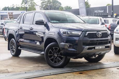 Blue 2022 Toyota Hilux Double Cab Pick Up Rogue (4X4)