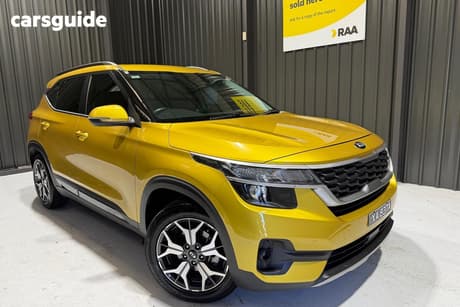 Yellow 2020 Kia Seltos Wagon Sport+ (Fwd)