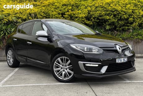Black 2015 Renault Megane Hatchback Gt-Line