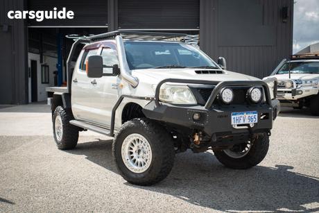 Silver 2012 Toyota Hilux Dual Cab Pick-up Sr (4X4)